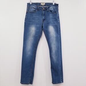United Denim of America Slim Blue Jeans